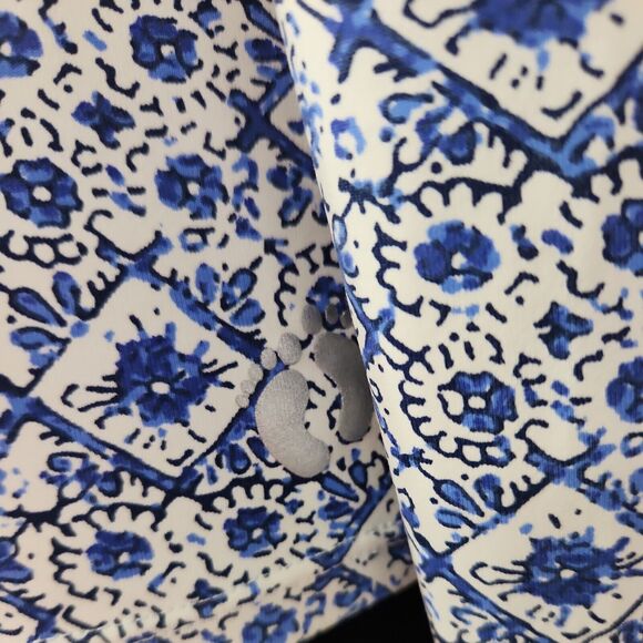 Hang Ten Womens Long Sleeve Rash Guard UPF 50+ XS Zipper Pocket Swim Shirt Sky - Picture 3 of 12